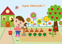 Joyeux anniversaire au jardin color&eacute; de Suzie